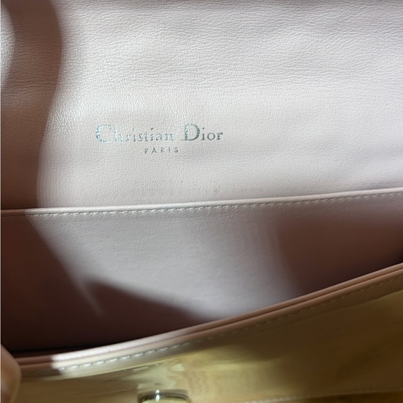 Pink Christian Dior Quilted Chain Bag - Picture 9 of 16